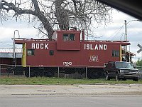 USA - Geary OK - Rock Island Rail Car (19 Apr 2009)